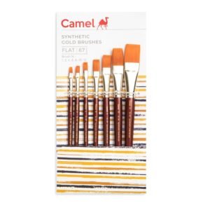 Camlin / Good Quality Brush 1-12 Flat Assorted camlin synthethic (NOS)