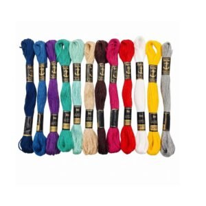 Embroidery Thread Pack 12 Colours